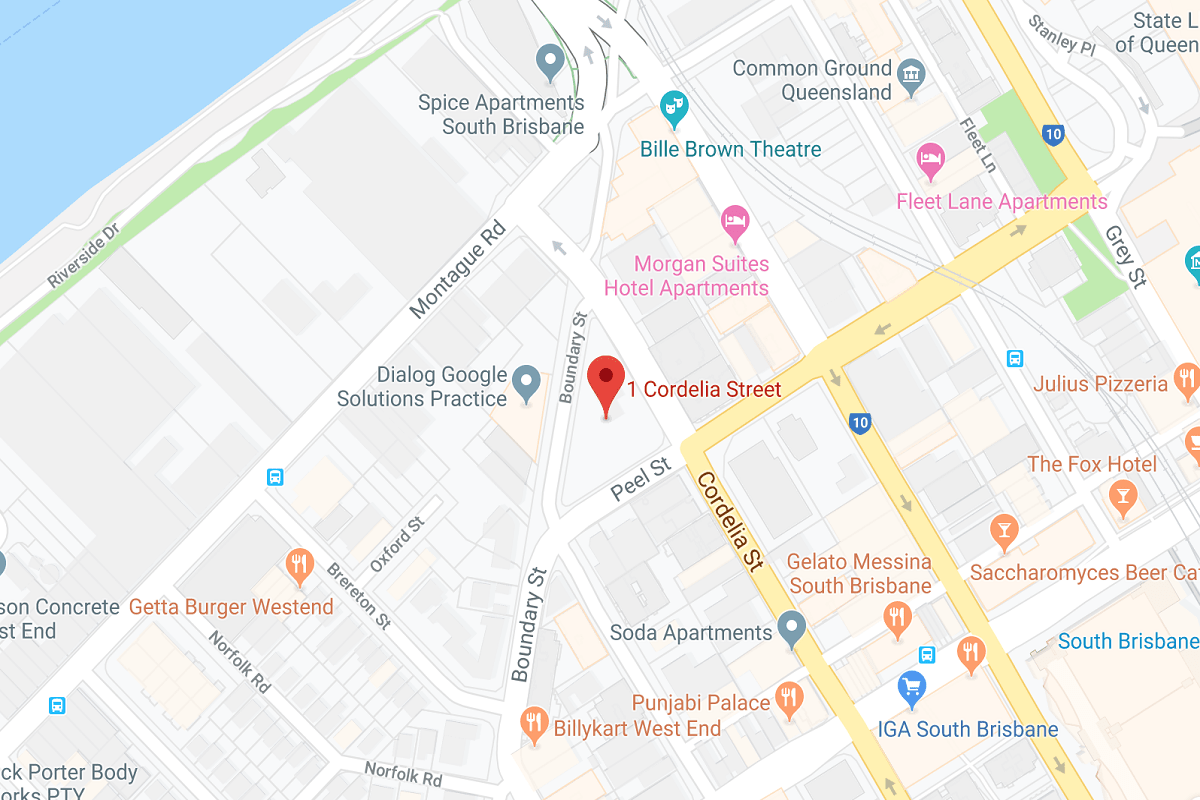 Brisbane One location