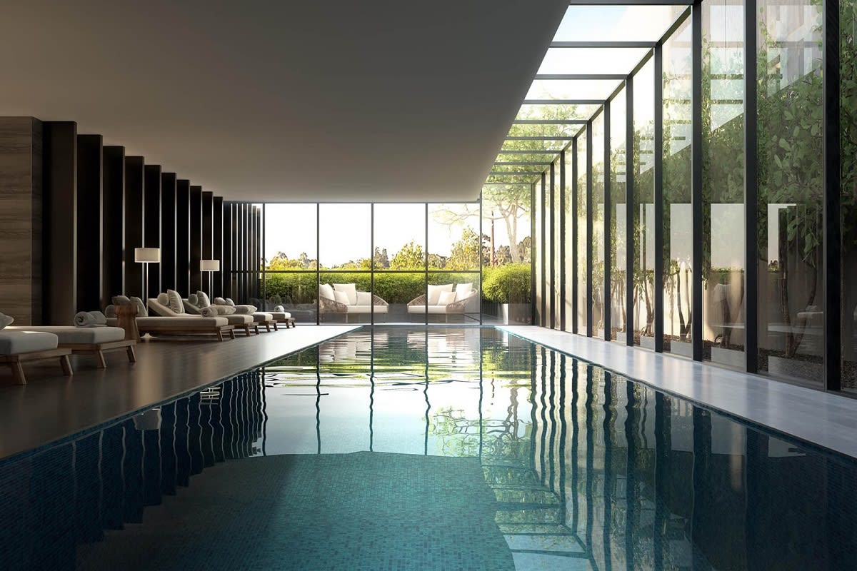 East Central Tower’s pool amenity.