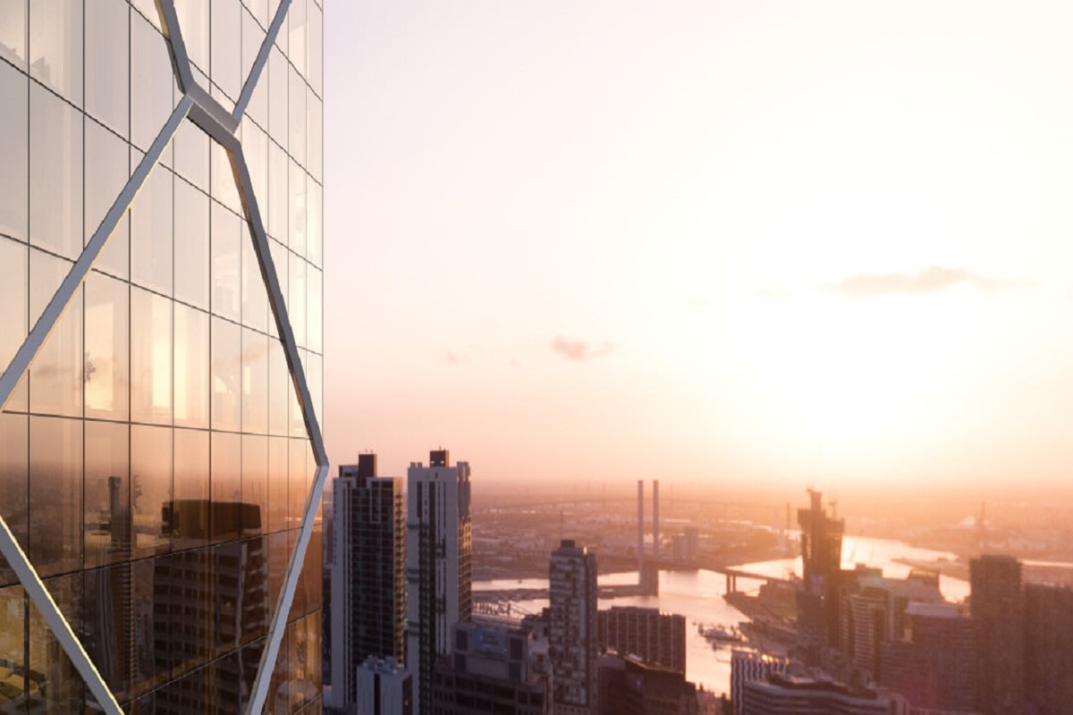 Exterior rendering of Paragon’s glass facade. Image by ParagonQueenSt