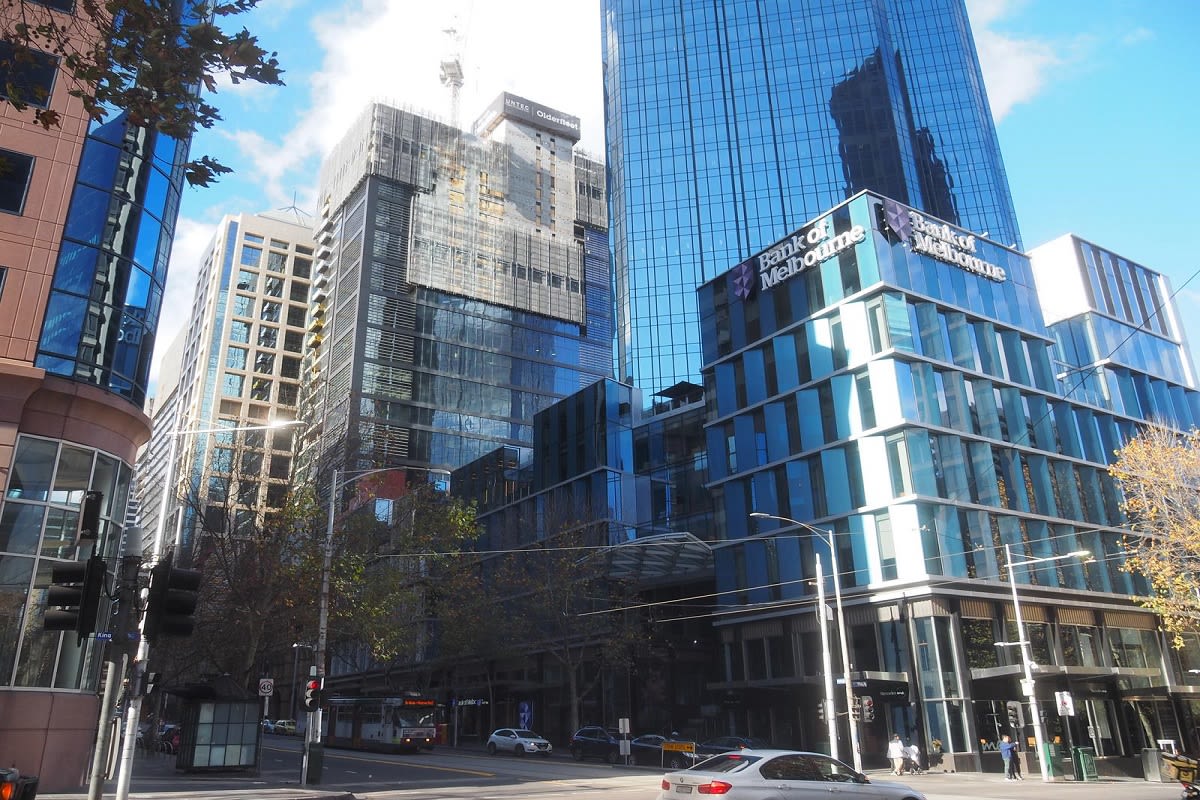 Olderfleet making visible impact to the skyline, June 2019 . Update by redden on Skyscrapercity.com