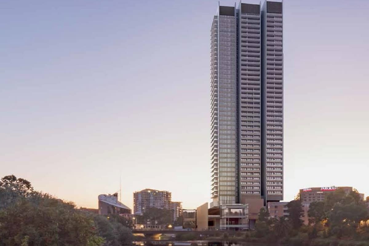 Rendering of The Lennox at full height.