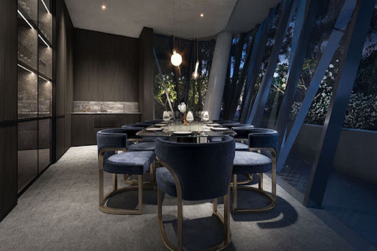 Private dining room. Rendering from Floodslicer.com