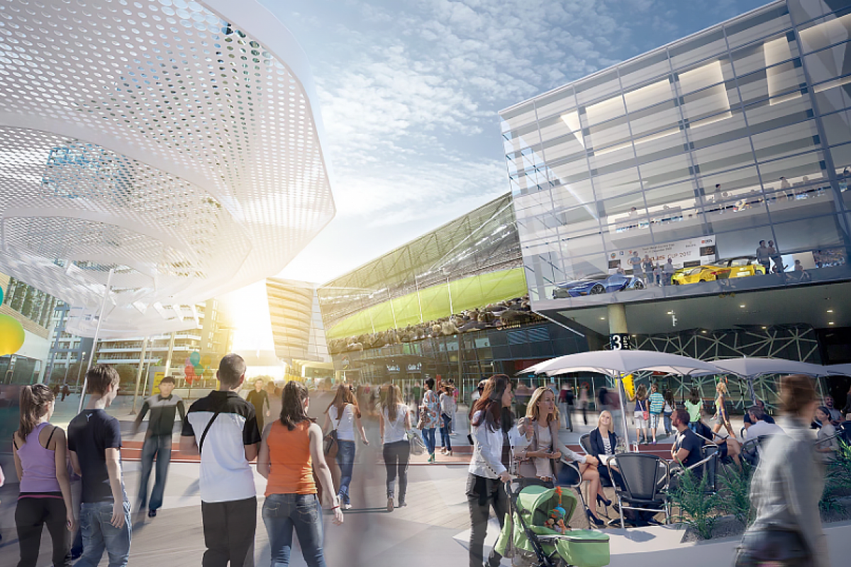 Etihad Stadium's redevelopment to improve links to CBD and Victoria Harbour Etihad Stadium's redevelopment to improve links to CBD and Victoria Harbour