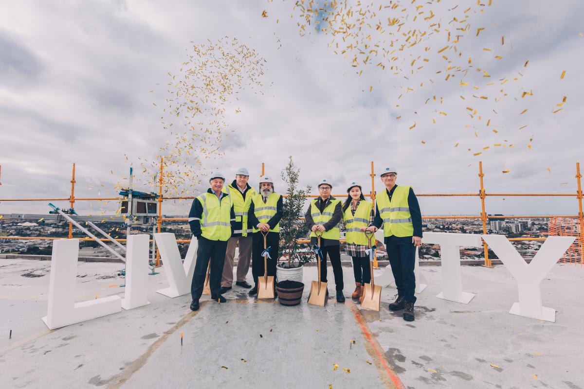 Footscray's first Live City development tops out Footscray's first Live City development tops out