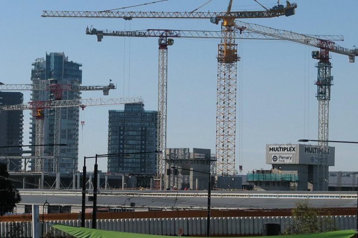 Melbourne under construction - a decade ago Melbourne under construction - a decade ago