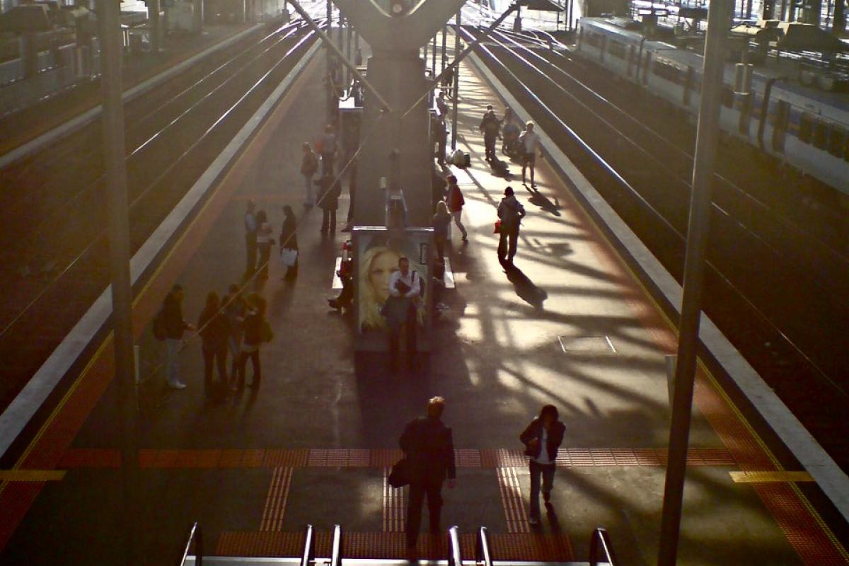The rise and fall of train stations The rise and fall of train stations