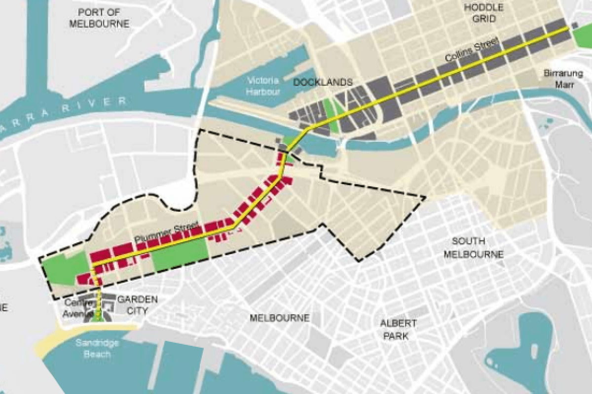 An overview of Fishermans Bend's transport vision An overview of Fishermans Bend's transport vision