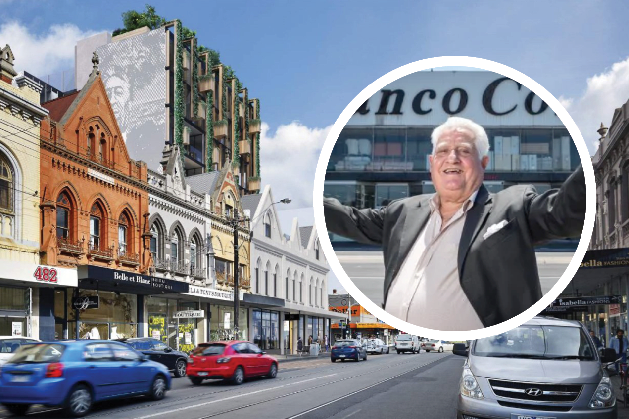 No capisce; Franco Cozzo to develop his Brunswick corner site