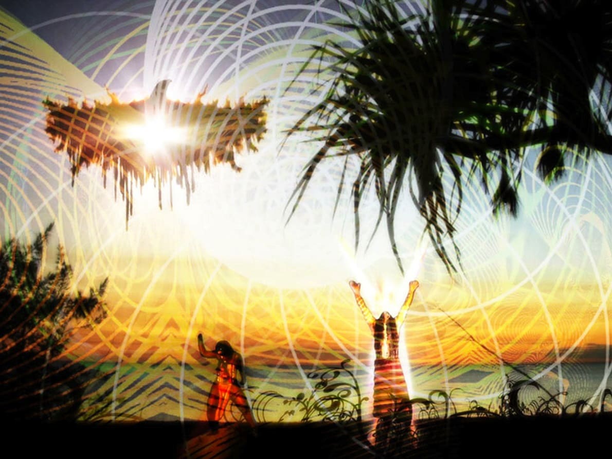 Light projection by Victor Holder.