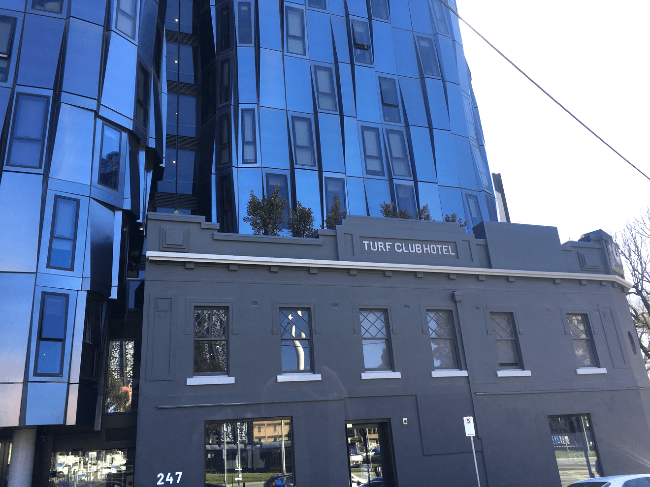 Turf Club Hotel façade, North Melbourne – Photo by Julia Frecker
