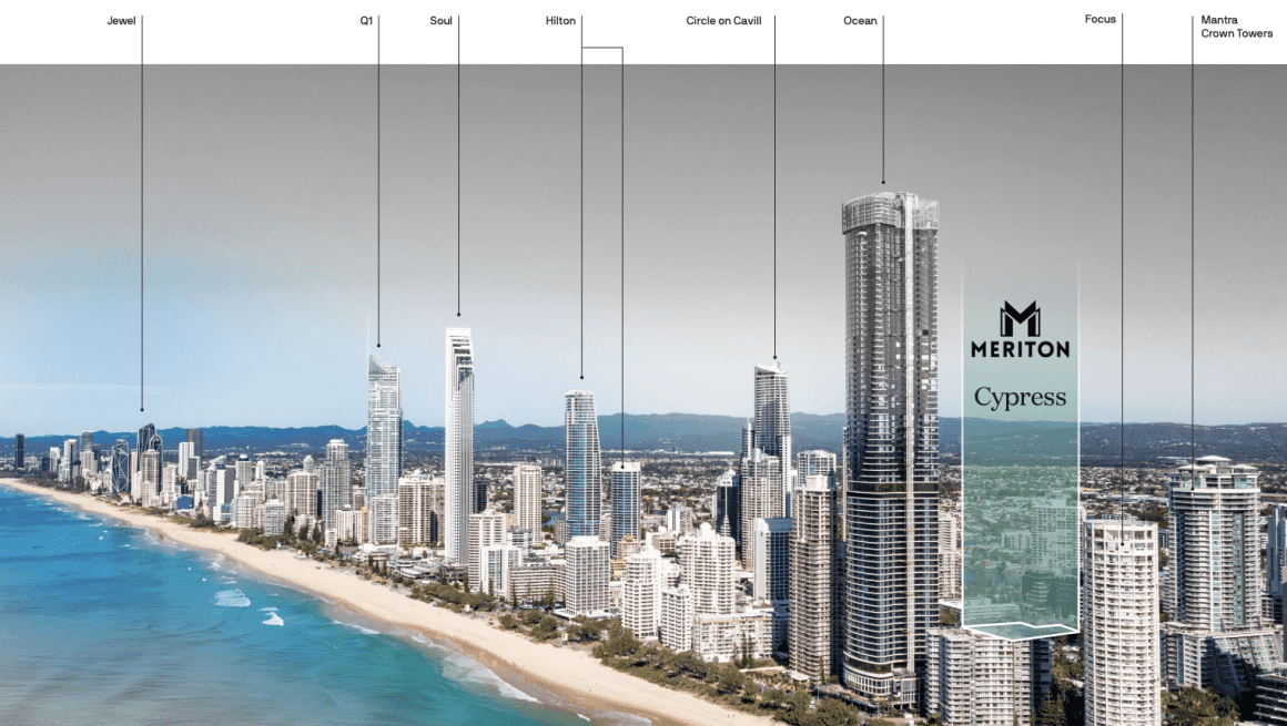 Meriton to create over 1300 apartments in Surfers Paradise following tower amendment