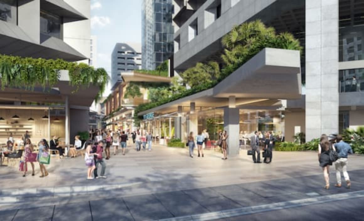 Landscaped high-rise office terraces in new Brisbane CBD tower 