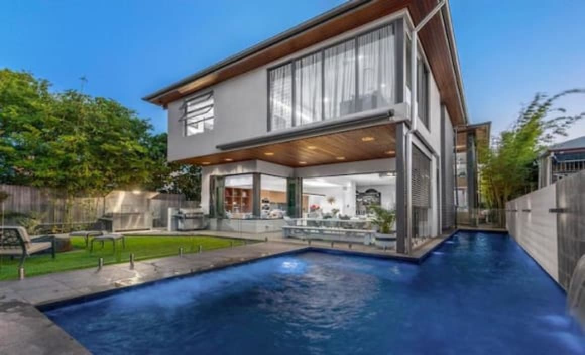 Hawthorne three level contemporary house listed for sale 