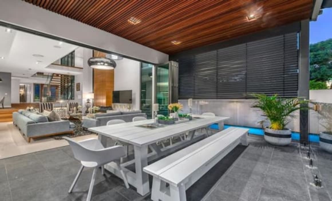 Hawthorne three level contemporary house listed for sale 