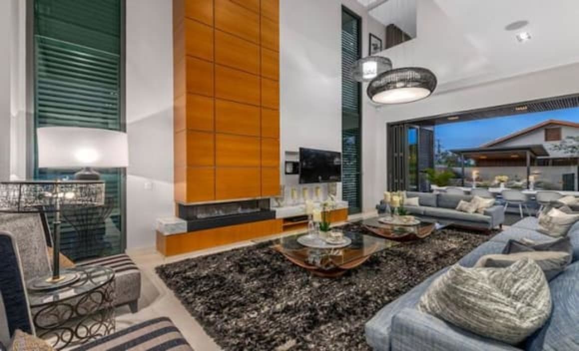 Hawthorne three level contemporary house listed for sale 