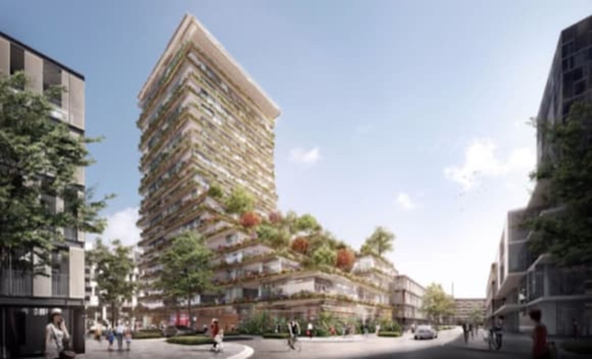 Kengo Kuma’s ‘Stacking Forest’ design wins competition for new Sydney, Waterloo tower