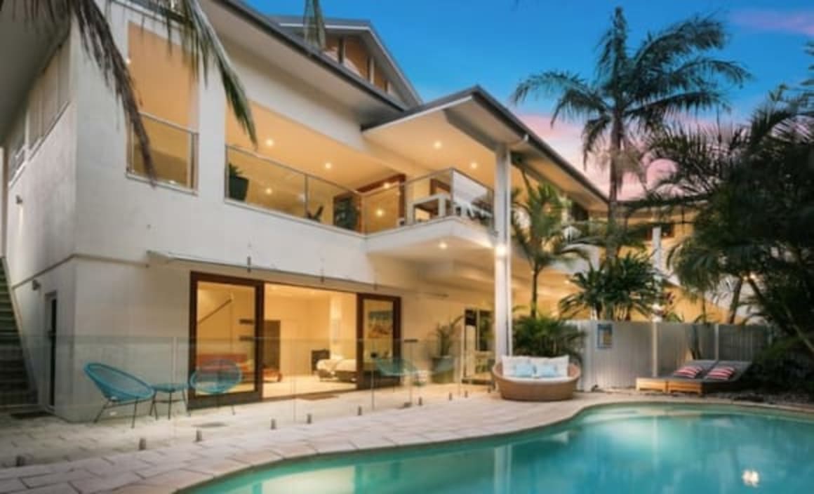Film producer Matt Barrelle lists luxury Byron Bay holiday let