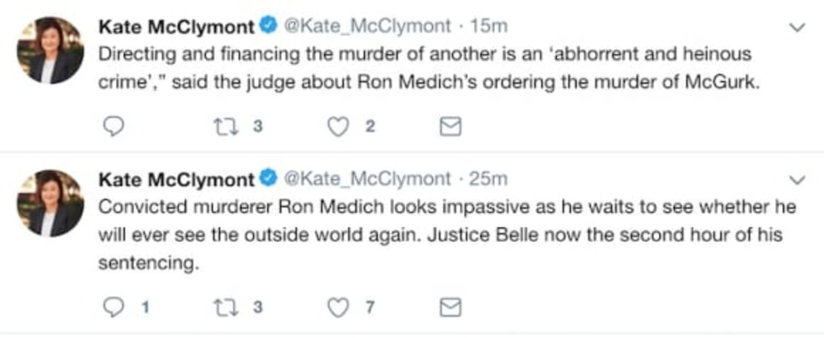 Property developer Ron Medich sentenced to 27 years for McGurk murder