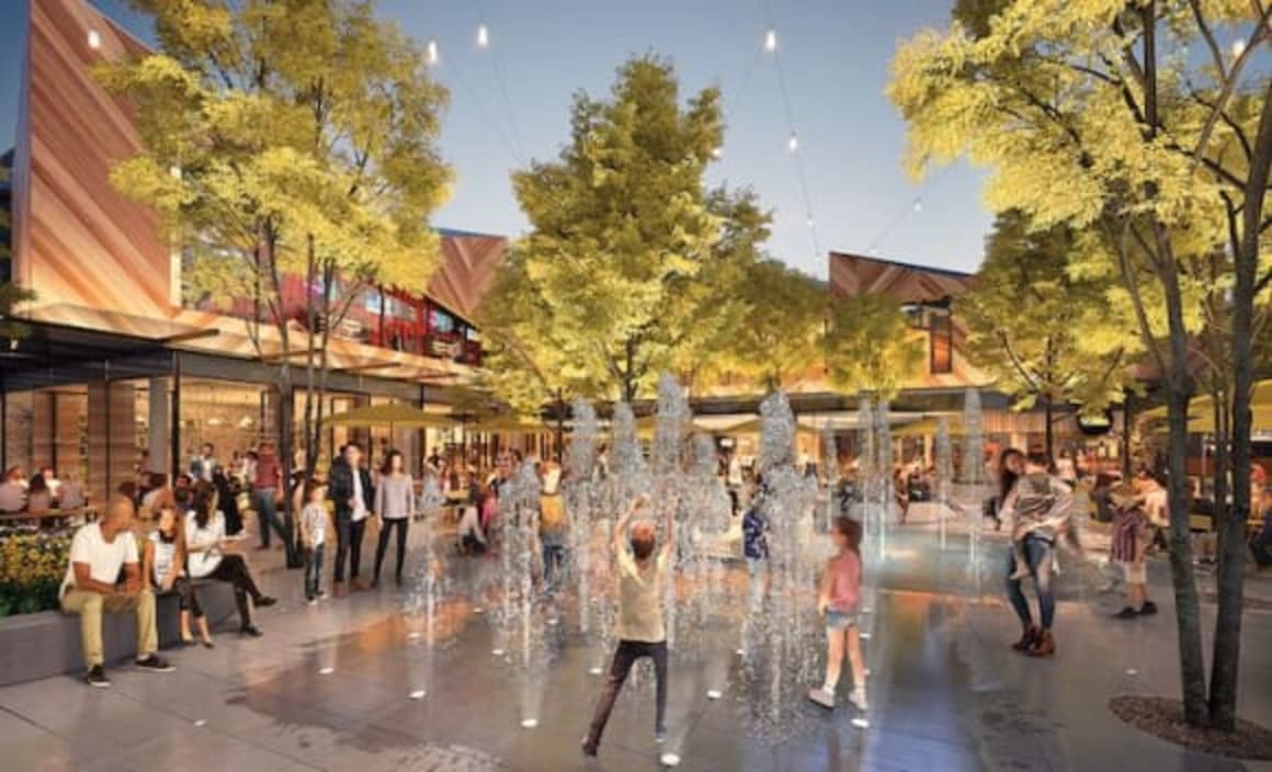 The inside-out shopping centre of the future