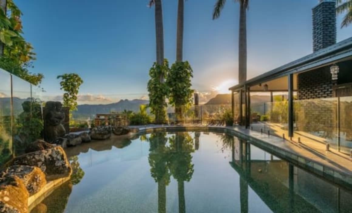 Currumbin Valley trophy home with mountain views listed