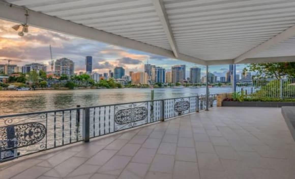 Property developers Glance and Allan Mean list New Farm riverfront home