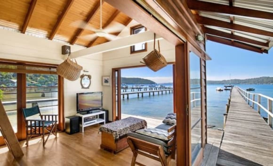 Scotland Island waterfront home listed