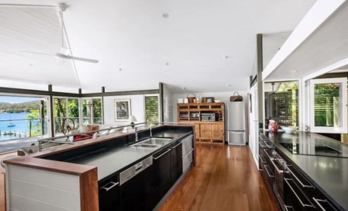 Scotland Island waterfront home listed