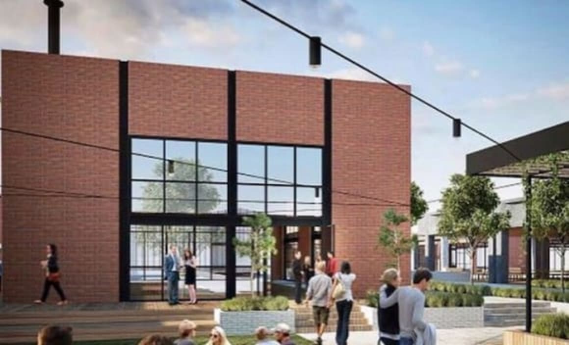 Stomping Ground Brewing Company sign 10 year lease at Morris Moor