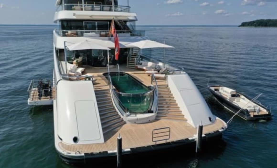 Aussie John Symond lists superyacht Hasna for $160 million, eyeing a bigger future boat