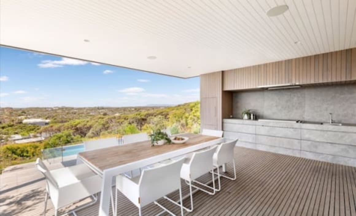 Oceanfront Blairgowrie smart home for sale