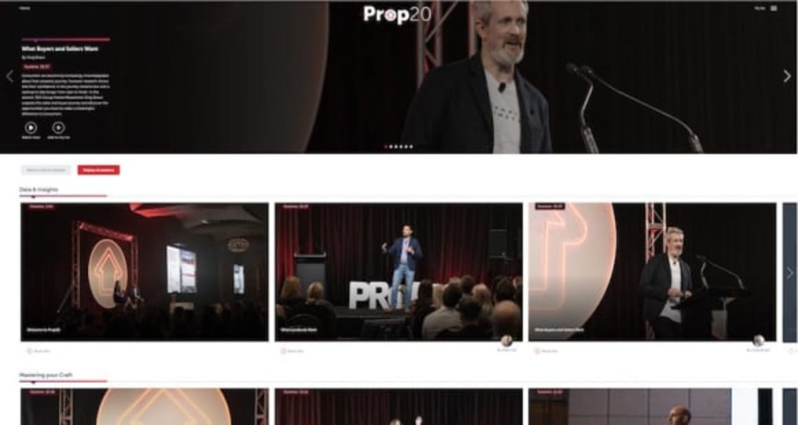 REA Group takes Prop20 event digital