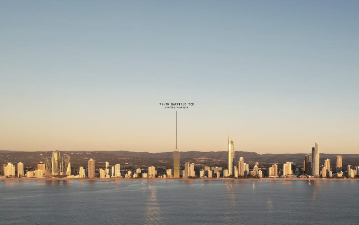 First look: Weiya Holdings submit 38-level Garfield Terrace, Surfers Paradise beachfront apartments