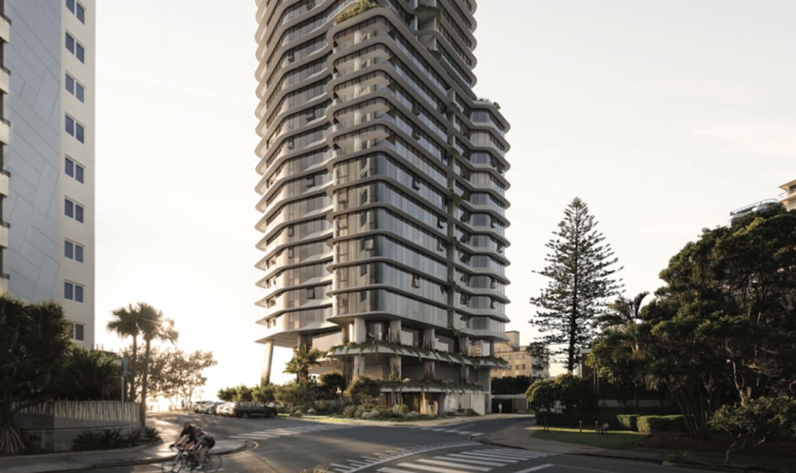 First look: Weiya Holdings submit 38-level Garfield Terrace, Surfers Paradise beachfront apartments
