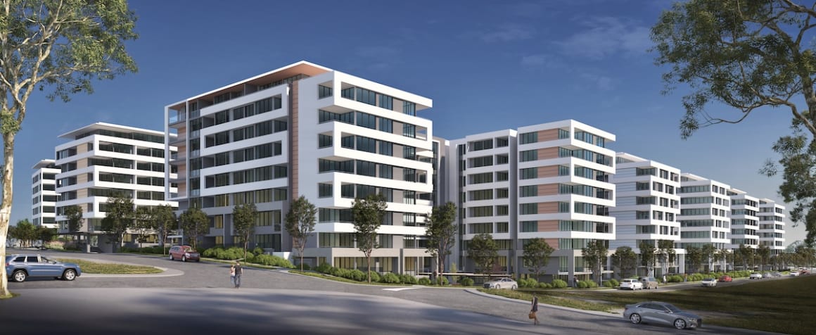 CDMA Australia plan for 900 Rouse Hill apartments