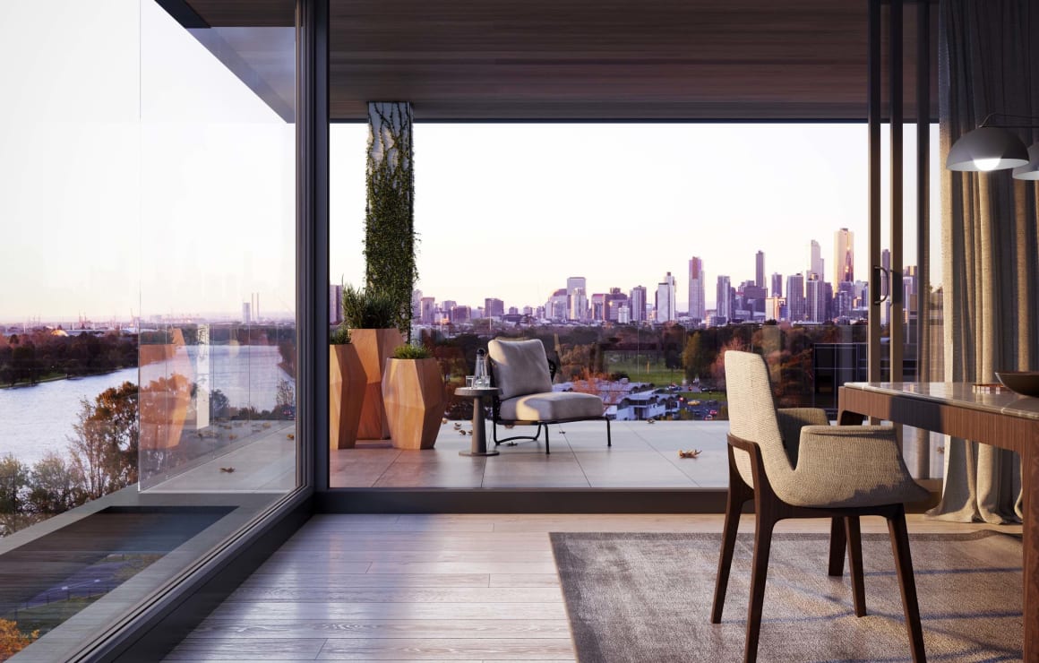 K1 Residences: 13 levels, 13 full-floor apartments in Melbourne