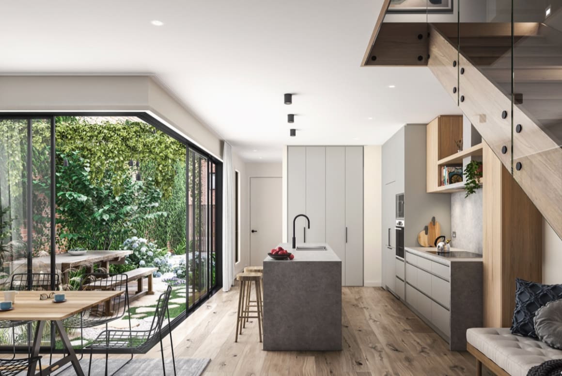 Why Mirvac's Altona North townhouse community The Fabric received 7-star green living rating