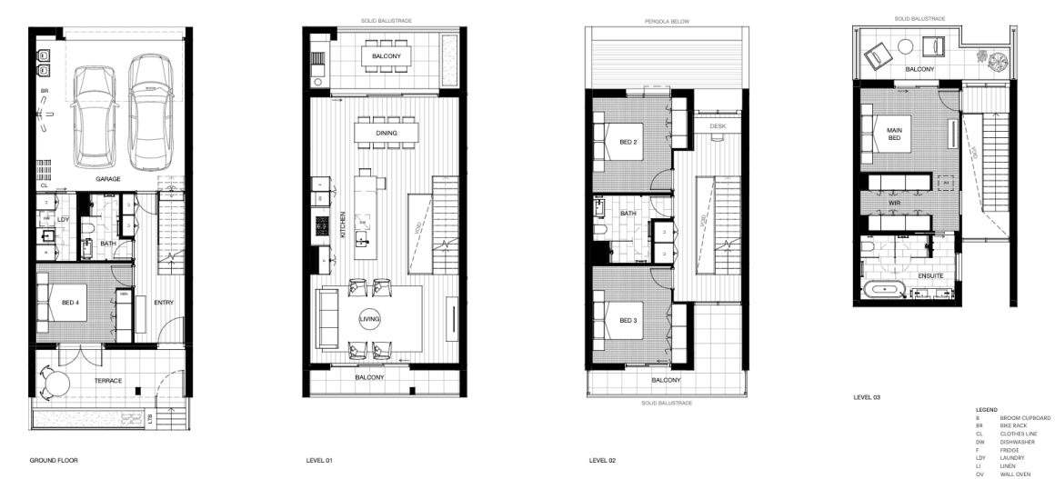 Floorplan focus: The last available townhouse configurations at Richmond’s Gramercy Terraces