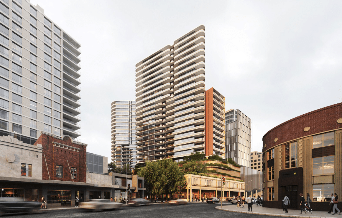 Plus Architecture take out Newcastle apartment development design competition