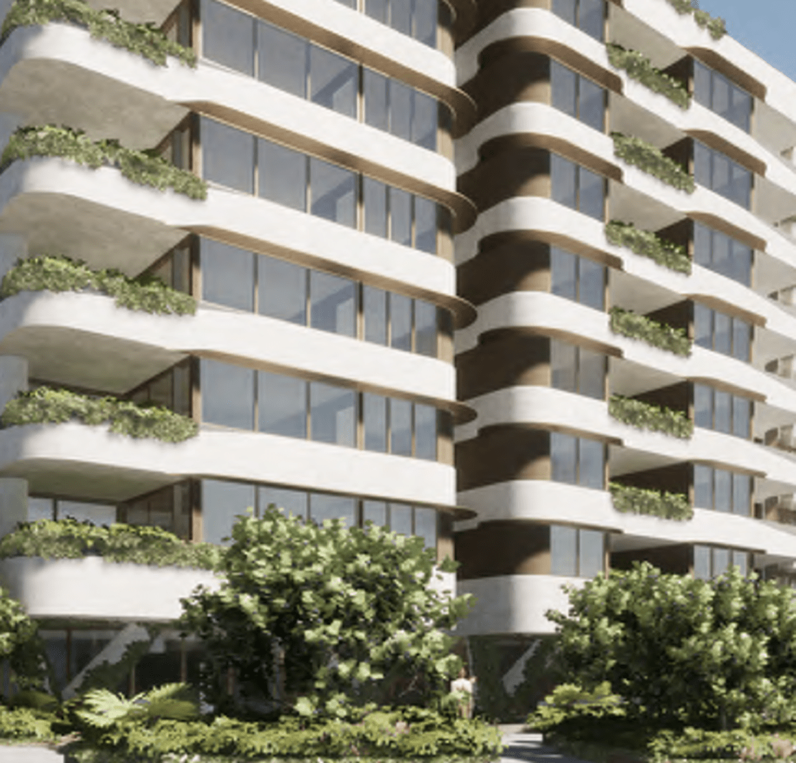 Mosaic lodge East Brisbane apartment plans, with unique Moreton Bay Fig tree design influence