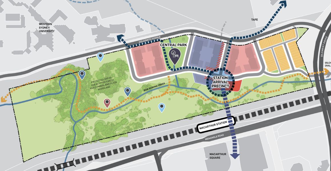 Landcom revise plans for 1200-apartment Macarthur Gardens masterplan in South West Sydney 