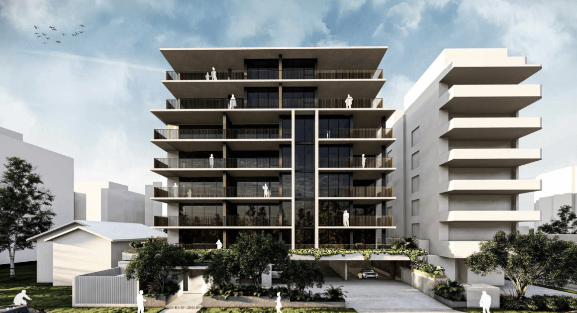 Mosaic set for luxury Cotton Tree, Sunshine Coast apartments