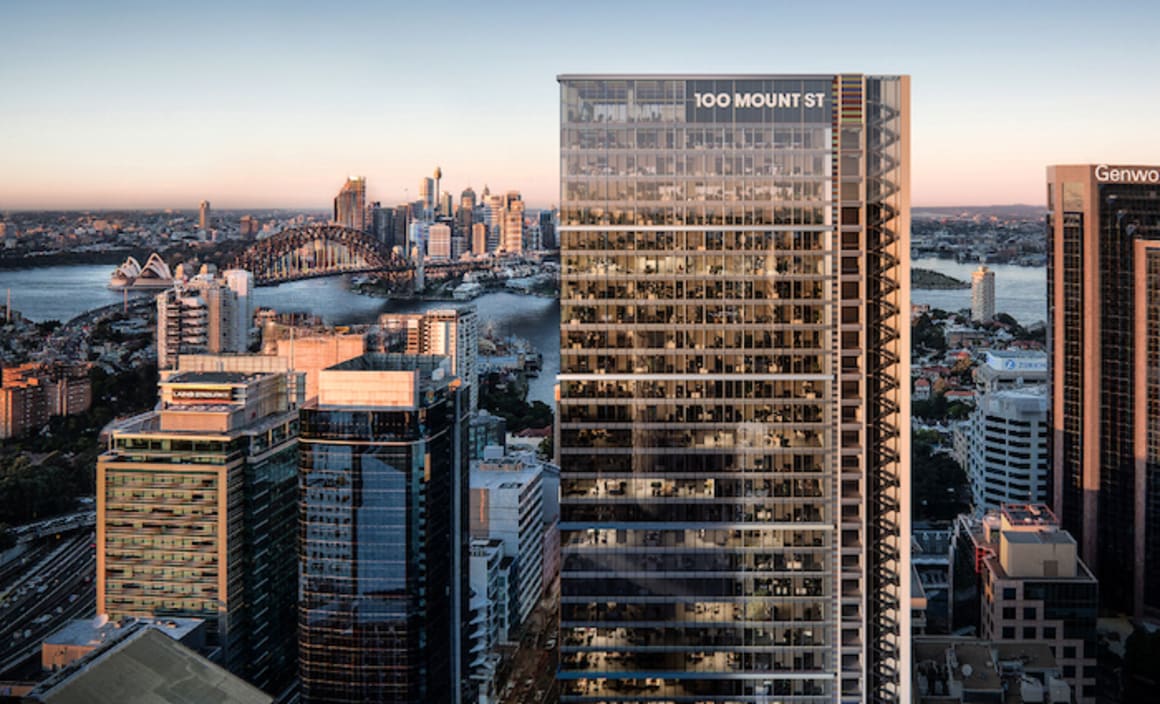 North Sydney's tallest commercial building has topped out