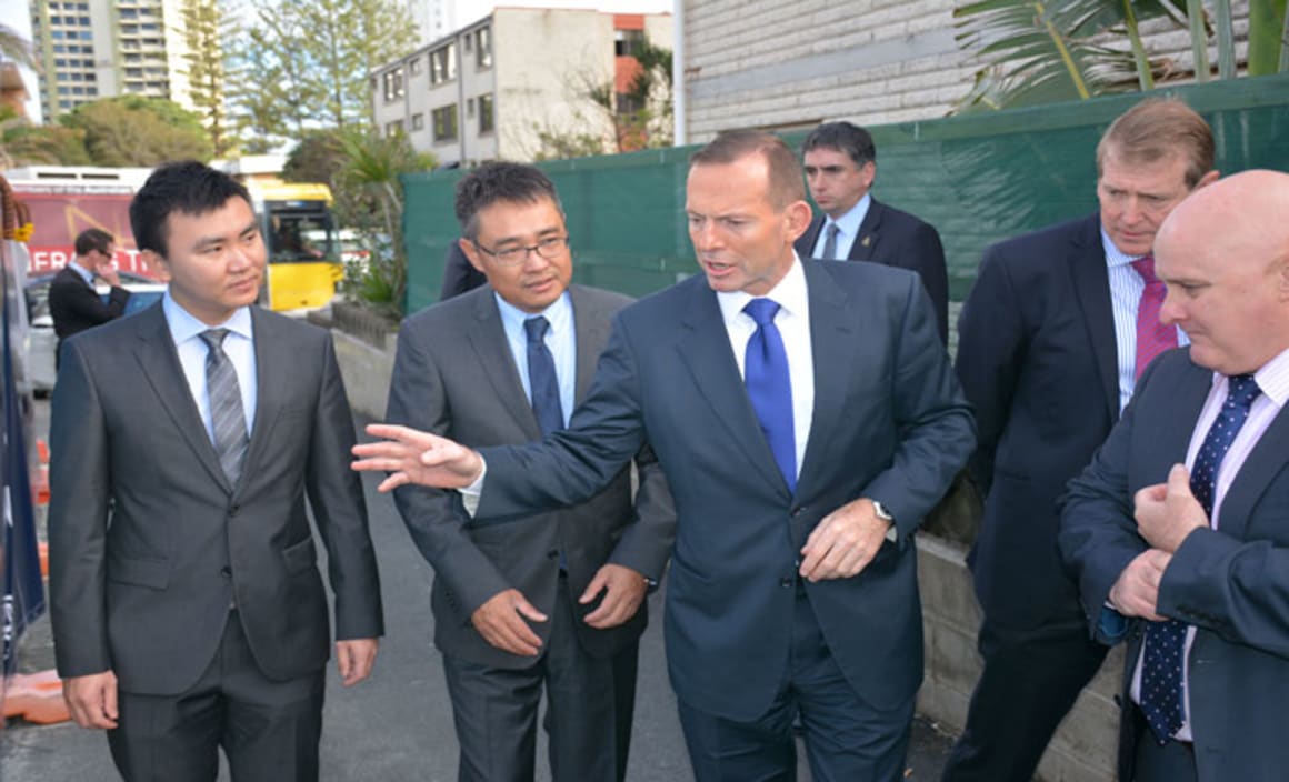 Surfers Paradise crystal inspired Jewel project gets Tony Abbott visit