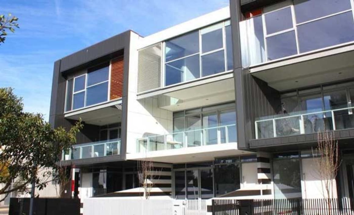 Three level Melbourne Docklands townhouse listed