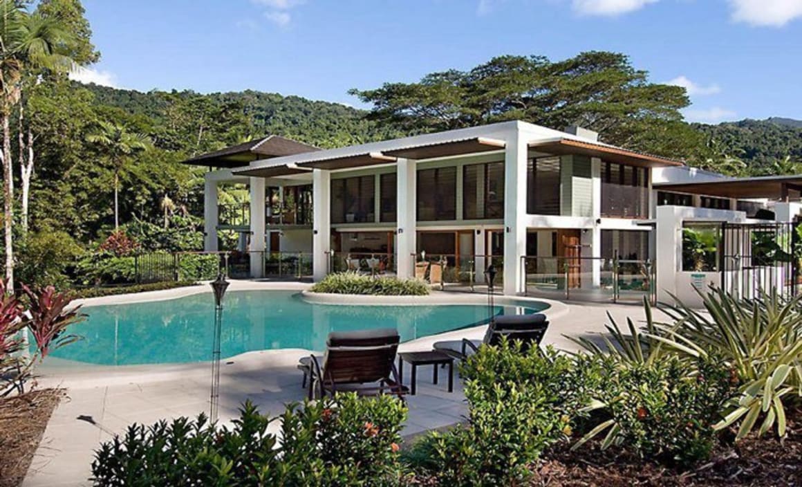 Helicopter pad at Port Douglas trophy home