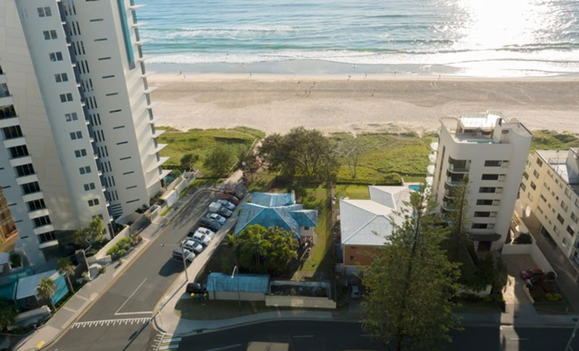 Surfers Paradise beachfront development site for sale