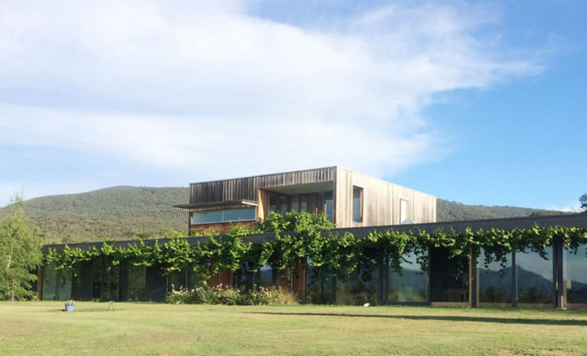 Rammed earth Harvest Farm, Healesville homestead listed 