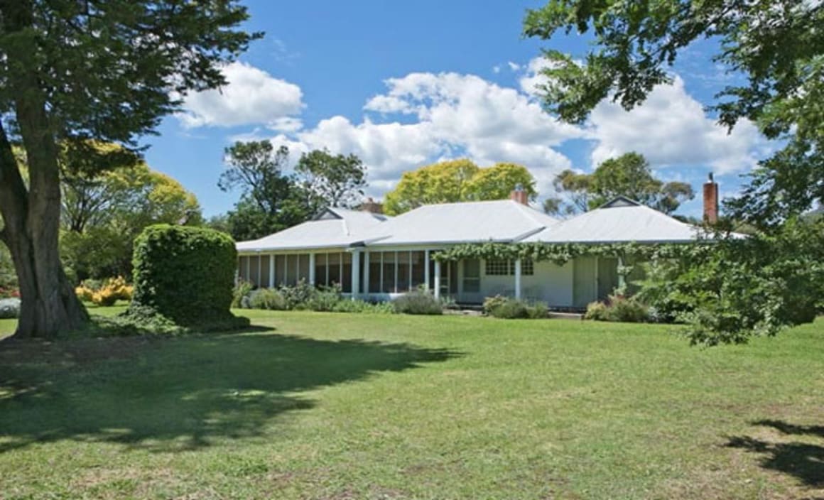 Gerry Harvey's Ardgour homestead for rent on the Liverpool Range