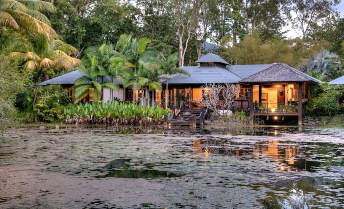 Port Douglas sale with Geoffrey Bawa influenced tropical compound