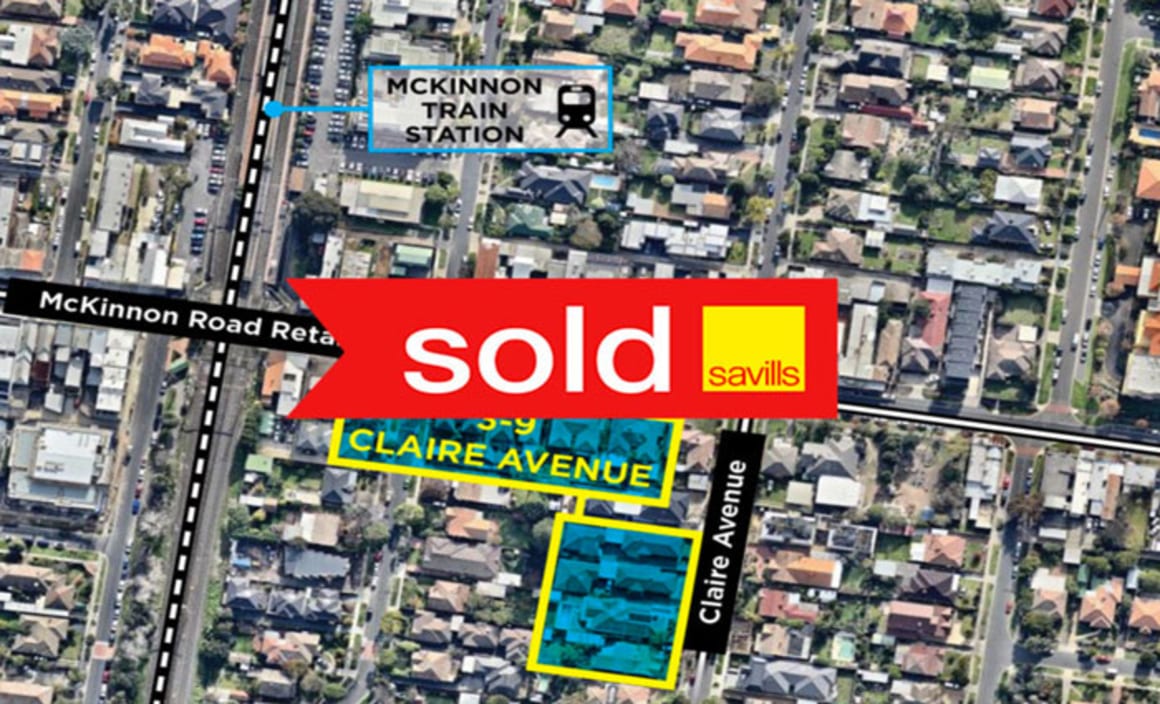 Six McKinnon neighbours sell combined residential development site for $8.88 million